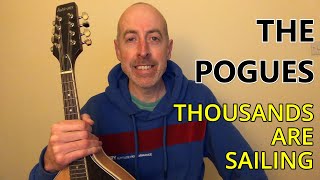 Thousands Are Sailing The Pogues  Mandolin Instrumental Tutorial [upl. by Nnaacissej]