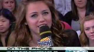 Miley Cyrus Interview on Much On Demand 121407 Part 2 of 3 [upl. by Woods24]