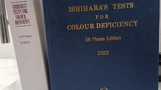 2022 Ishiharas Test For Colour Deficiency 38 Plates Edition Original Book Edition Make Japan [upl. by Yensehc377]