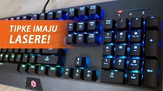 LASERSKA GAMING TIPKOVNICA IZ HRVATSKE  eSport Arena Penta Keys unboxing [upl. by Snowman355]