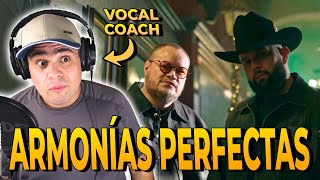 LEONEL GARCÍA y CARÍN LEÓN  Buenos Tiempos  Reacción y Análisis de Vocal Coach [upl. by Osrit]