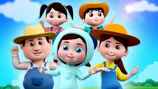 Farmer Finger Family Song Nursery Rhyme and Cartoon Video for Babies [upl. by Damha590]