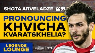 How Do We Pronounce Khvicha Kvaratskhelia’s Name From Georgia amp Napoli FT Shota Arveladze [upl. by Fasto]