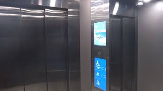 Melbourne Tullamarine Airport Terminal 3 Australia  Elevator Needing Identification [upl. by Ahseirej345]