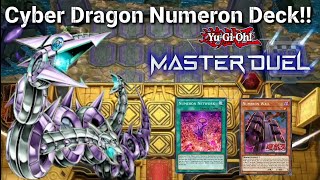 Cyber Dragon Numeron Deck  The Definitive OTK  YuGiOh Máster Duel [upl. by Melisent97]