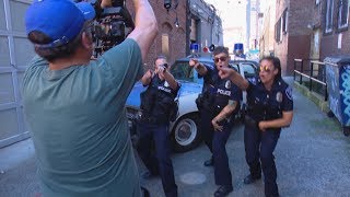 Seattle police appearing in lip sync video [upl. by Ashling539]