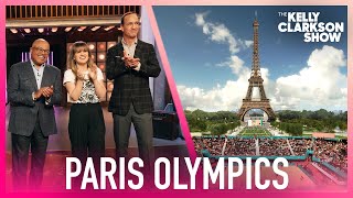 Paris Olympics Opening Ceremony Preview With Hosts Kelly Clarkson Mike Tirico amp Peyton Manning [upl. by Dahsar622]