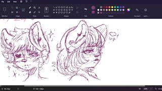 Speedpaint on MS Paint [upl. by Vasiliu]