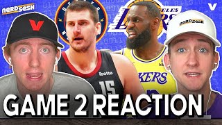 LakersNuggets Reaction Brunson amp Knicks pull off miracle win  Nerd Sesh [upl. by Peti]