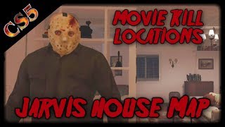 Jarvis Map Movie Kill Locations  Friday the 13th the game  The Final Chapter Part 4 Jason [upl. by Loris]