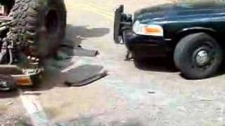 cop ramming the jeep part 2 [upl. by Cottle]