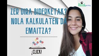 Zer dira biderketak Nola kalkulatzen da emaitza [upl. by Erdnaid]