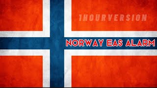 Norway EAS alarm 1 HOUR [upl. by Dimitry]