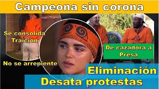 Viviana Campeona sin corona Eliminación Desata protestas La Isla Desafio Extremo [upl. by Aihn849]