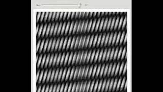 Moire Pattern of Two Straight Line Patterns [upl. by Suiratnod967]