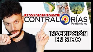 TUTORIAL Inscripción y Pago en SIMO Contralorías Territoriales [upl. by Nira]