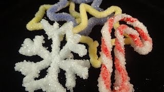 How to Make Borax Crystal Ornaments with yoyomax12 [upl. by Elik]