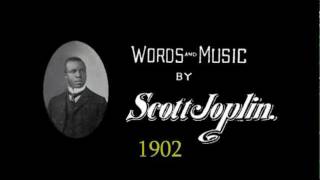 Rare Scott Joplin song The Rag Time Dance [upl. by Ahsener201]