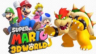 Super Mario 3D World  All Boss Fights 100 [upl. by Assirialc]