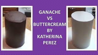 Covering a cake with Ganache and Buttercream [upl. by Raul]