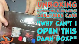 Unboxing the DampD Creature Campaign Case or Why Cant I Open This Damn Box [upl. by Terrell381]