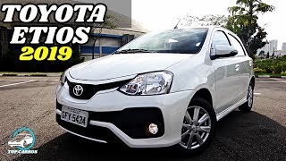 Novo Toyota Etios 2019  Detalhes preços consumo e motorização  Top Carros [upl. by Tratner]