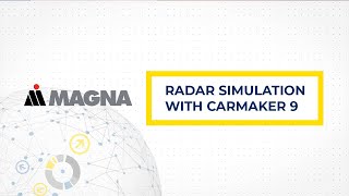 Radar Simulation with CarMaker 9 [upl. by Airetal]