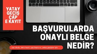 YATAY GEÇİŞ İÇİN İSTENEN “ONAYLI BELGE “ NEDİR [upl. by Leizahaj]