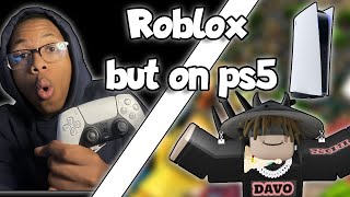 BEST Roblox Controller Player Plays On ps5 [upl. by Drolet114]