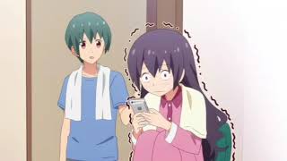 Funny awkward Pregnant Anime moment anime tsuredurechildren [upl. by Darrell]