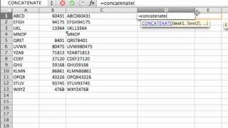 How to merge data from two different columns in Excel [upl. by Einaeg841]