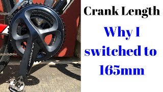 Crank length Why I switched to 165 from 170 [upl. by Andi]