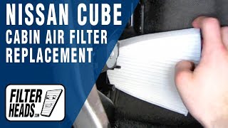 How to Replace Cabin Air Filter Nissan Cube [upl. by Algar]