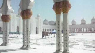 Prayer Call at Zayed Grand Mosque Abu Dhabi [upl. by Annaes]