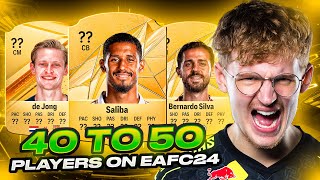 LEAKED TOP 5040 PLAYERS ON FC 25 😍 [upl. by Treharne]