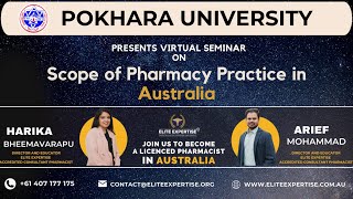 WEBINAR ON SCOPE OF PHARMACY  POKHARA UNIVERSITY [upl. by Akinoj]