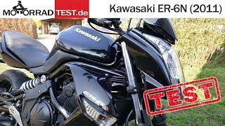 Kawasaki ER6N  TEST deutsch [upl. by Enaelem326]