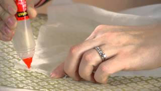 How to Hem Polyester Curtains With Fabric Glue  Felt Wool amp Other Fabric Care [upl. by Oliric]