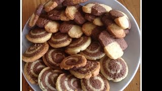 Recette de biscuits bicolore facile et rapide [upl. by Christmas]