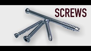 Orthopedic Screws [upl. by Eahcim]