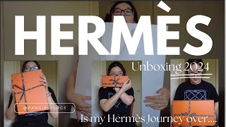 Hermès Unboxing 2024  With Prices  Is My Hermes Journey Over [upl. by Lorrimor323]