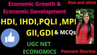 INDICATORE OF ECONOMIC DEVELOPMENT ECONOMIC GROWTH amp ECODEVELPMENT  HDIPQLIIHDIMPIGIIGDI [upl. by Ina230]