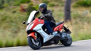 Scooter BMW C 650 Sport 2016  Tueur de TMax  Essai vidéo [upl. by Nnairek]