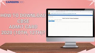 How to Download CBSE 2020 Admit Card 10th 12th [upl. by Ronda]