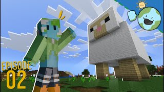 Sheep for the Sheep Farm  Minecraft Lets Play EP 2 [upl. by Grae]