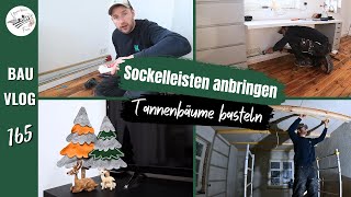 Inspiration Buttinette Tannenbäume aus Filz basteln  Sockelleisten anbringen 165 [upl. by Ras]