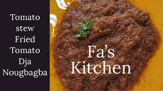 How to cook fried tomato called dja nougbagba obèdindin [upl. by Wolf]