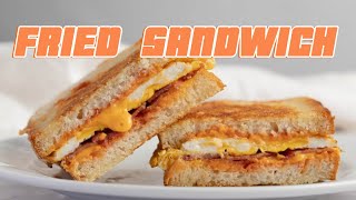 FRIED SANDWICH 🥪  VERY CRISPY AND CHEESY RECIPE BY KHANA AB BANE AASAN [upl. by Spracklen]