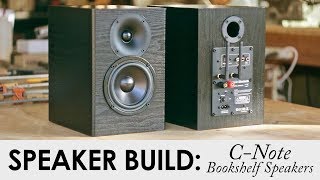 DIY Routed MDF 2 Way Bookshelf Speakers [upl. by Bortz]