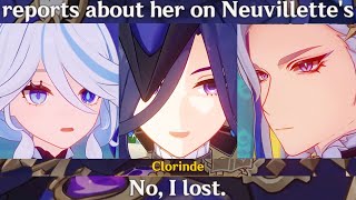 SMOL CLORINDE amp HER MASTER Past Story Cutscene Genshin Impact Story  FURINA amp NEUVILLETTE [upl. by Ereveneug]